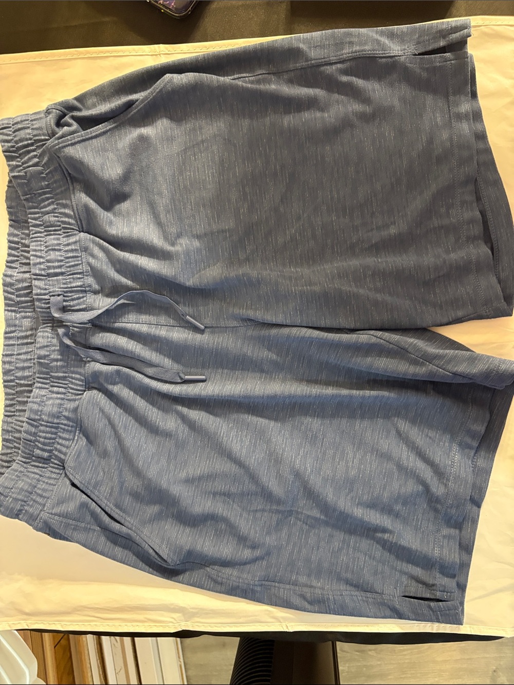 Mondetta Women's Heather Blue Athletic Shorts